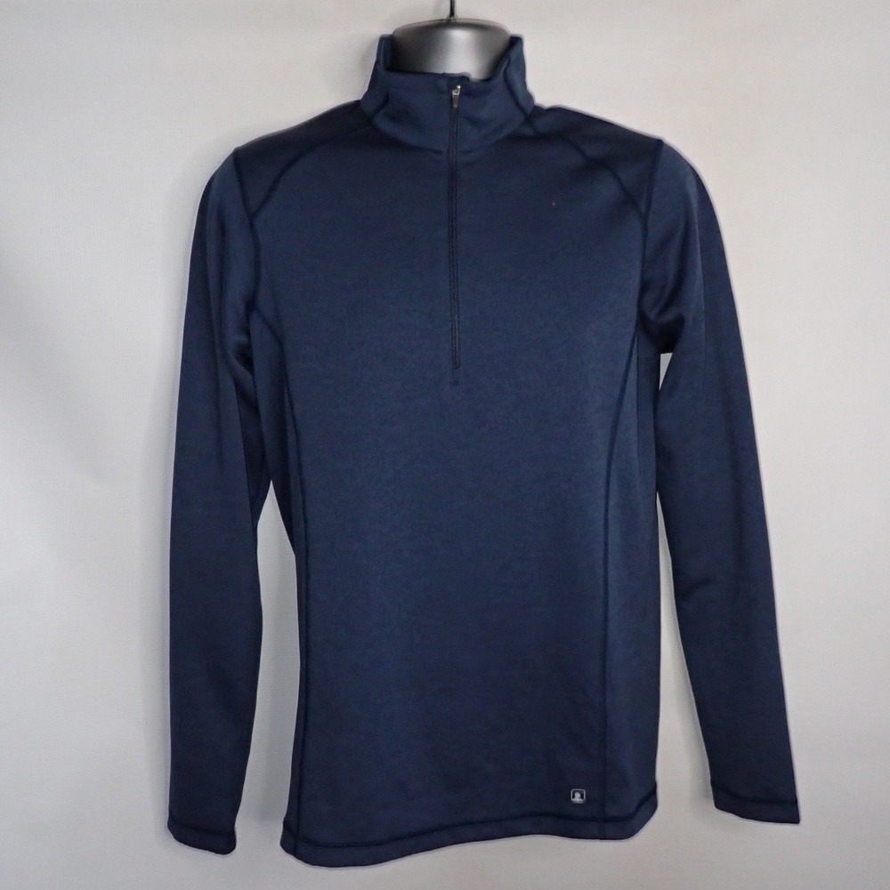 Men's Navy Quarter-Zip Performance Sweater